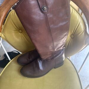 Women’s Frye brown Leather knee Boots 7 M